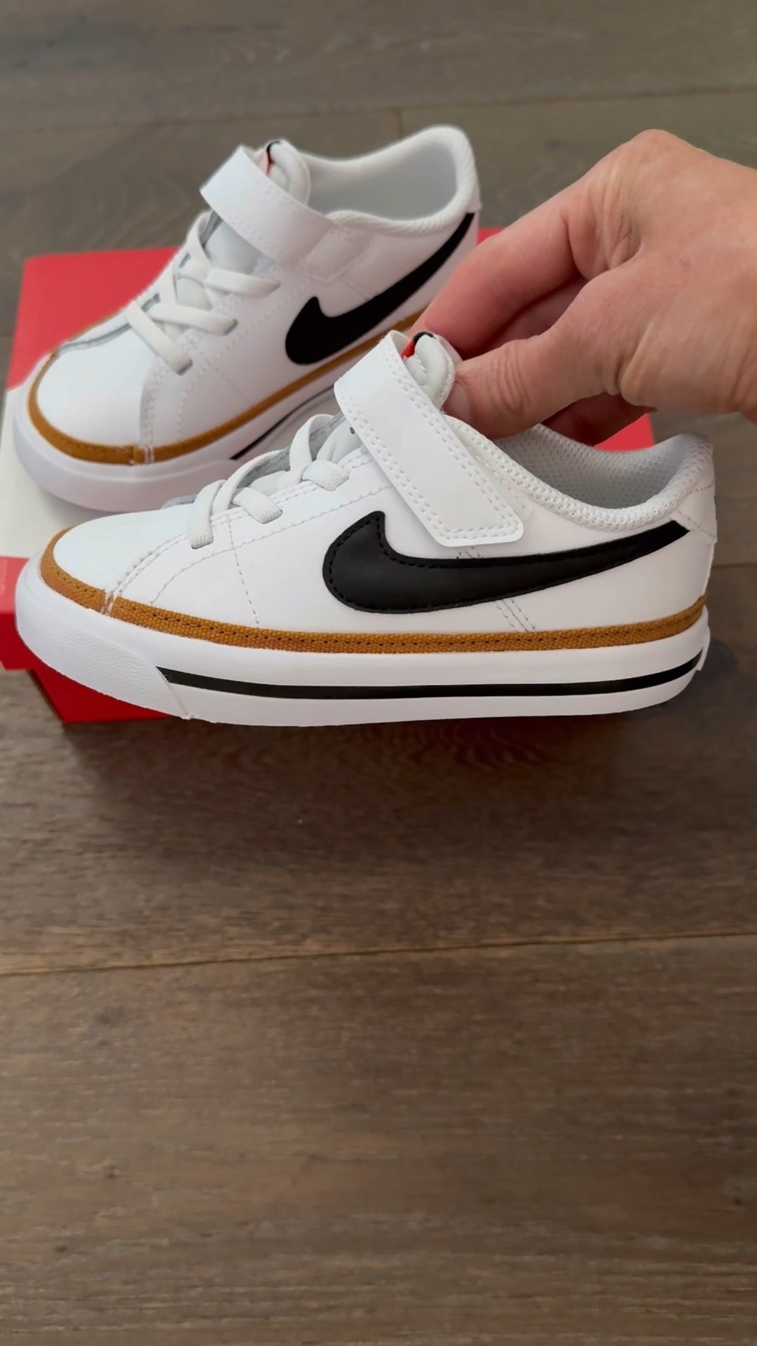 ‼️Nike Sale ‼️ When I tell you we have bought these shoes for both of my boys over and over I’m not lying! Everytime they outgrow them I buy the next size up! They have been out most worn shoes for sure 👟 Easy on and off with Velcro, comfortable and go with absolutely everything! I did size down a half for both boys. 

Nike, Nike Court Legacy, kids sneakers, toddler sneakers, boys sneakers, neutral sneakers, boys outfits, toddler boy outfits, back to school shoes, back to school outfits

#LTKShoeCrush #LTKSaleAlert #LTKKids