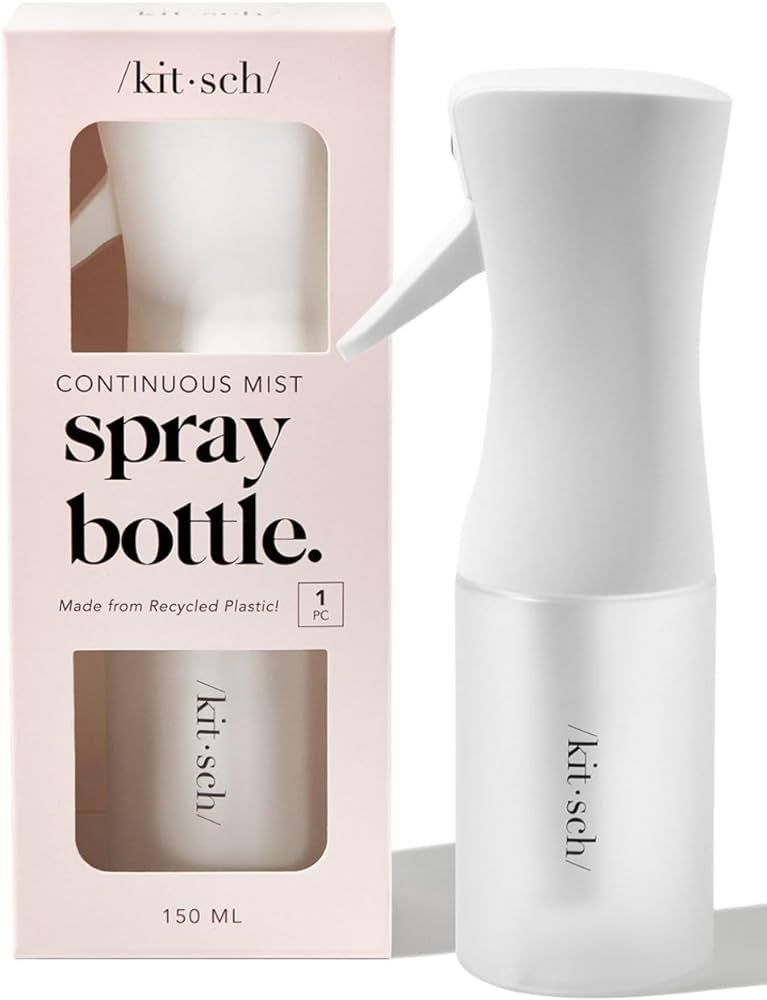 Kitsch Spray Bottle for Hair, Continuous Water Mister Spray Bottle with Ultra Fine Mist for Hairs... | Amazon (US)