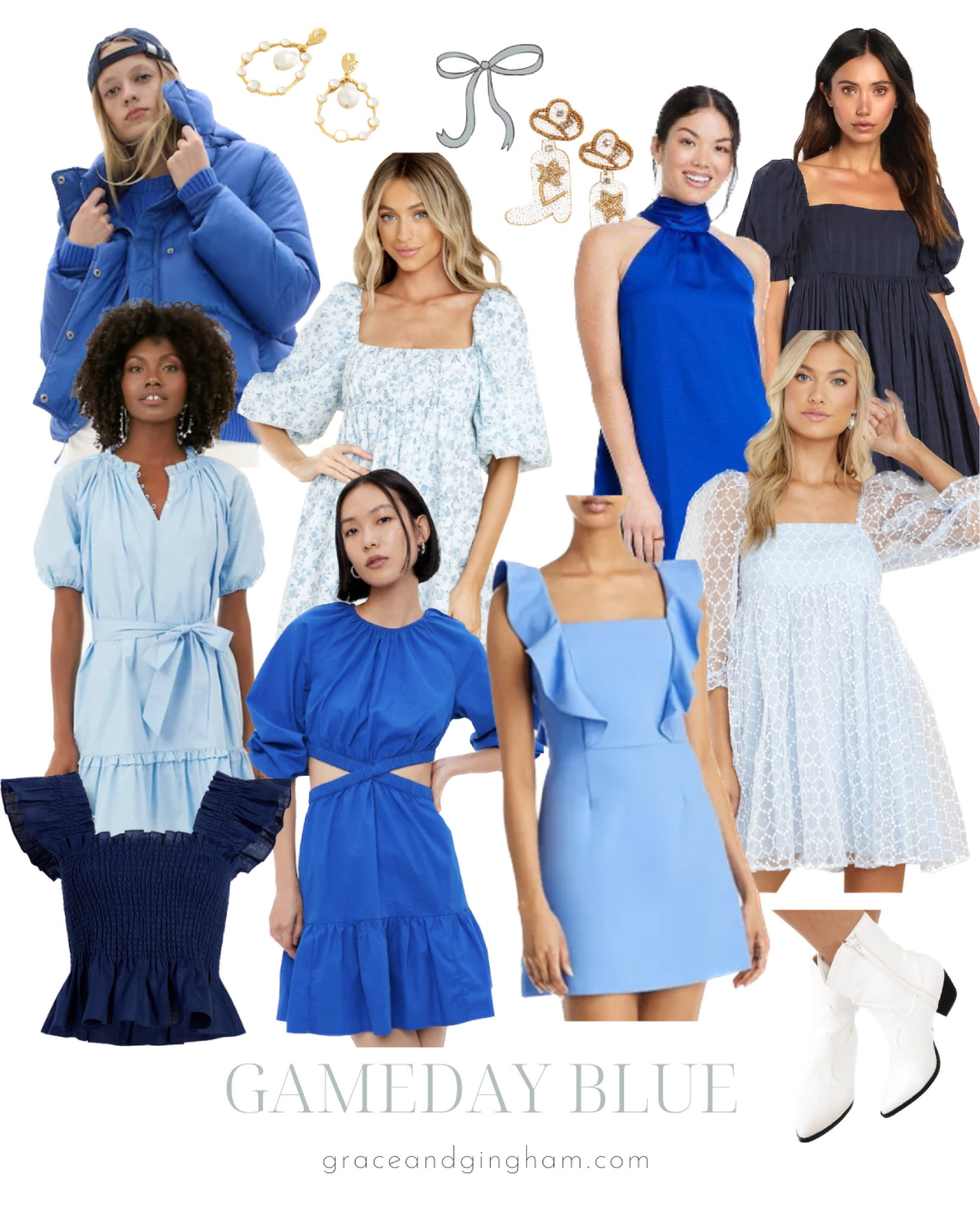 blue gameday outfits // football game outfit // blue dress // powder blue // navy // college gameday

Sharing my top picks for blue gameday outfits! ✨ 

#LTKSeasonal #LTKsalealert #LTKstyletip