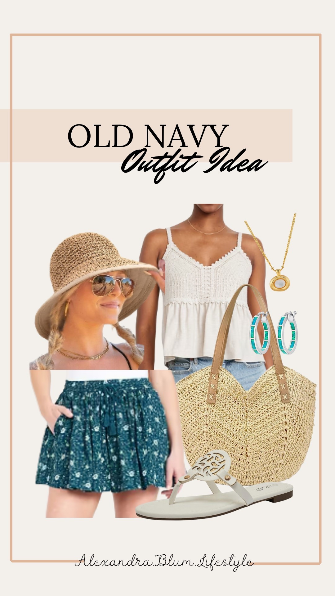 Old Navy summer outfit idea! 

#LTKFindsUnder50 #LTKItBag #LTKSummerEdit