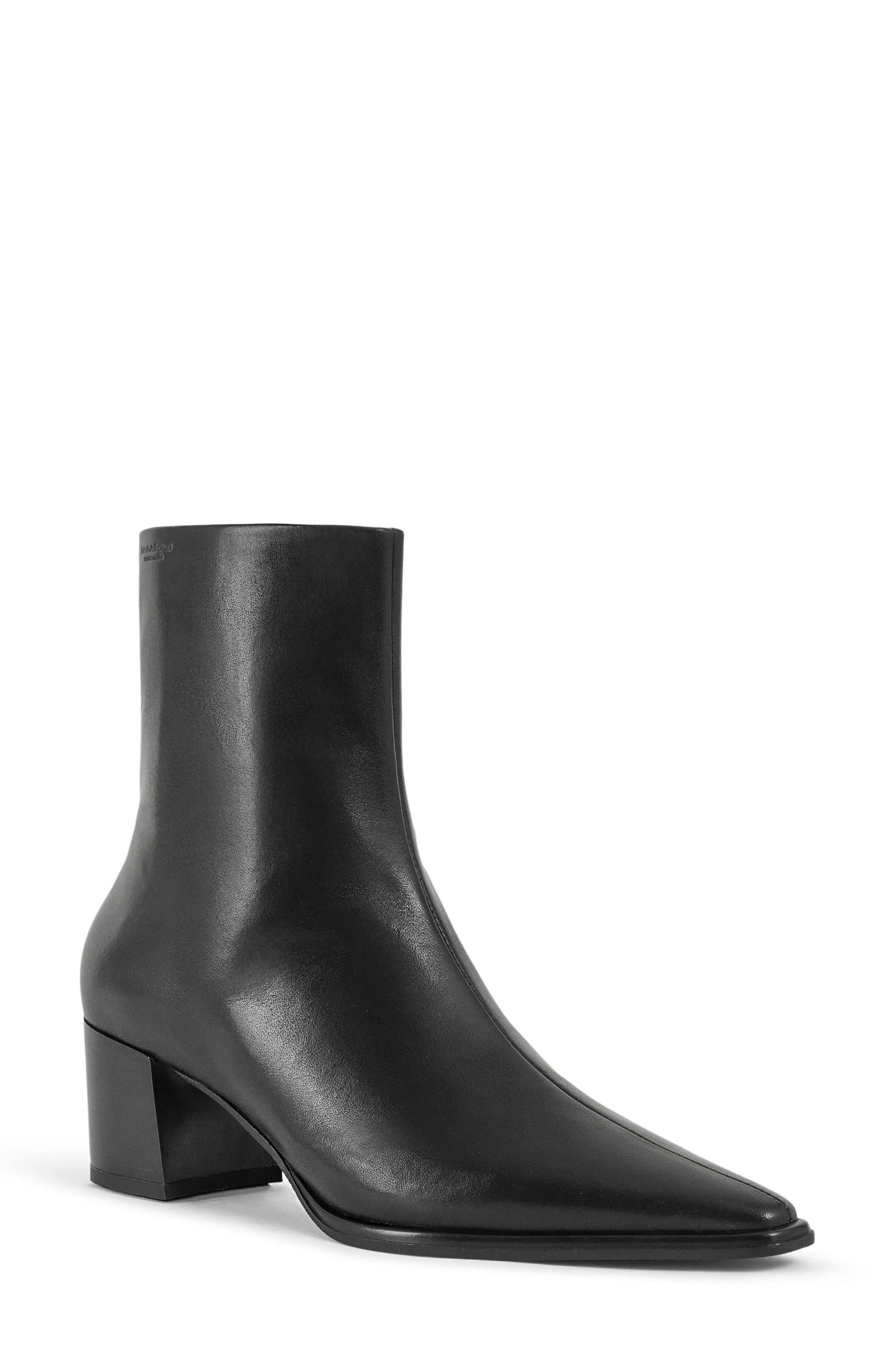 Vagabond Shoemakers Giselle Pointed Toe Bootie in Black at Nordstrom, Size 6Us | Nordstrom