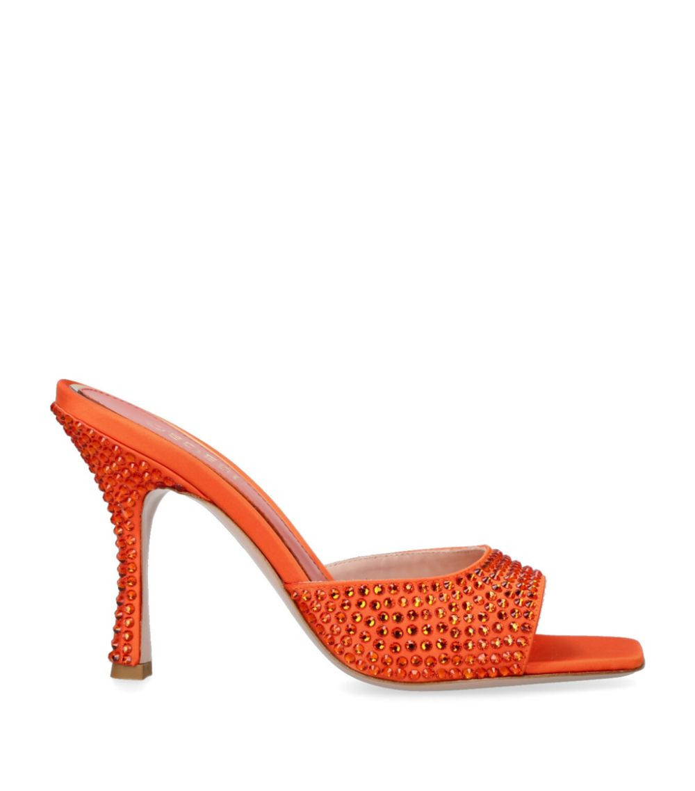 Satin Dita Mules 95 | Harrods