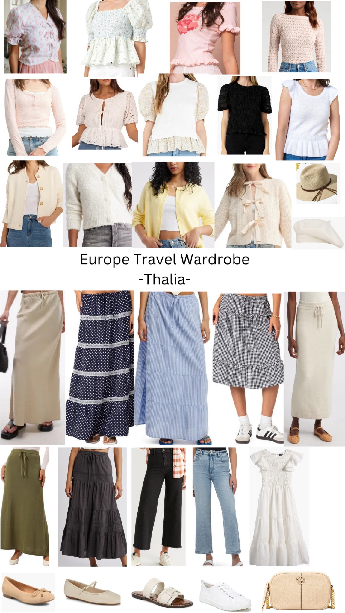 Europe Travel Wardrobe 

#LTKShoeCrush #LTKStyleTip #LTKSeasonal