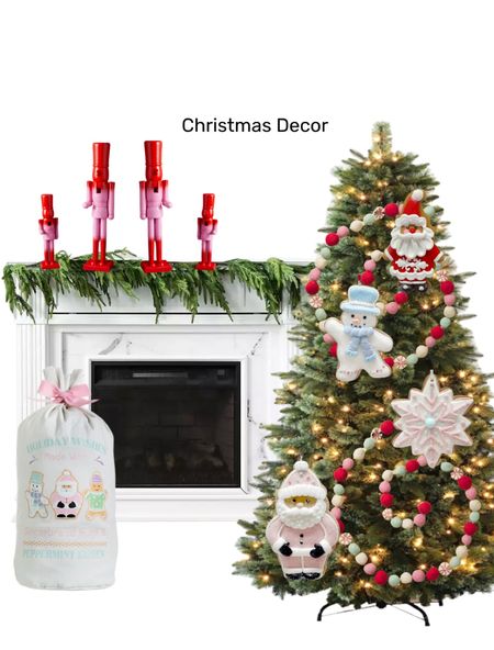 Christmas decor. Fireplace decor. Garland. Christmas Garland. Gingerbread decor. Holiday
Decor. Holiday style. 



#LTKSeasonal #LTKHoliday #LTKhome