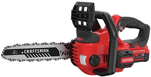 CRAFTSMAN V20 Cordless Chainsaw, 12-Inch (CMCCS620M1) | Amazon (US)