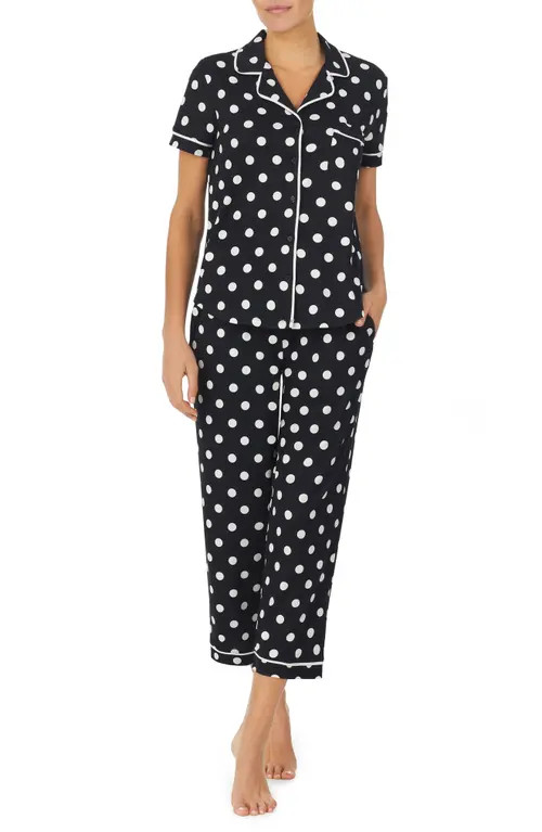 Kate Spade New York print short sleeve pajamas in Dot at Nordstrom, Size Large | Nordstrom