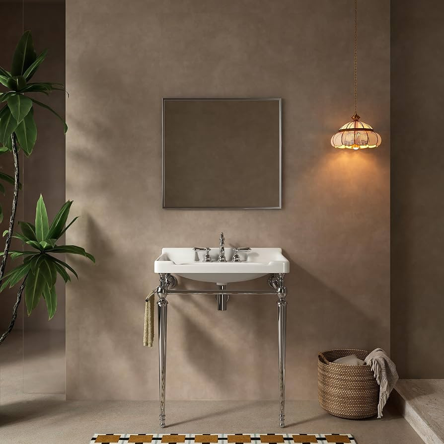 KEIKI 28" Bathroom Console Sink Wall Mounted,Modern Industrial Console Sink | Amazon (US)