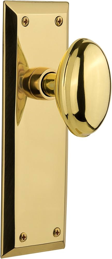 Nostalgic Warehouse New York Plate & Homestead Door Knob | Amazon (US)