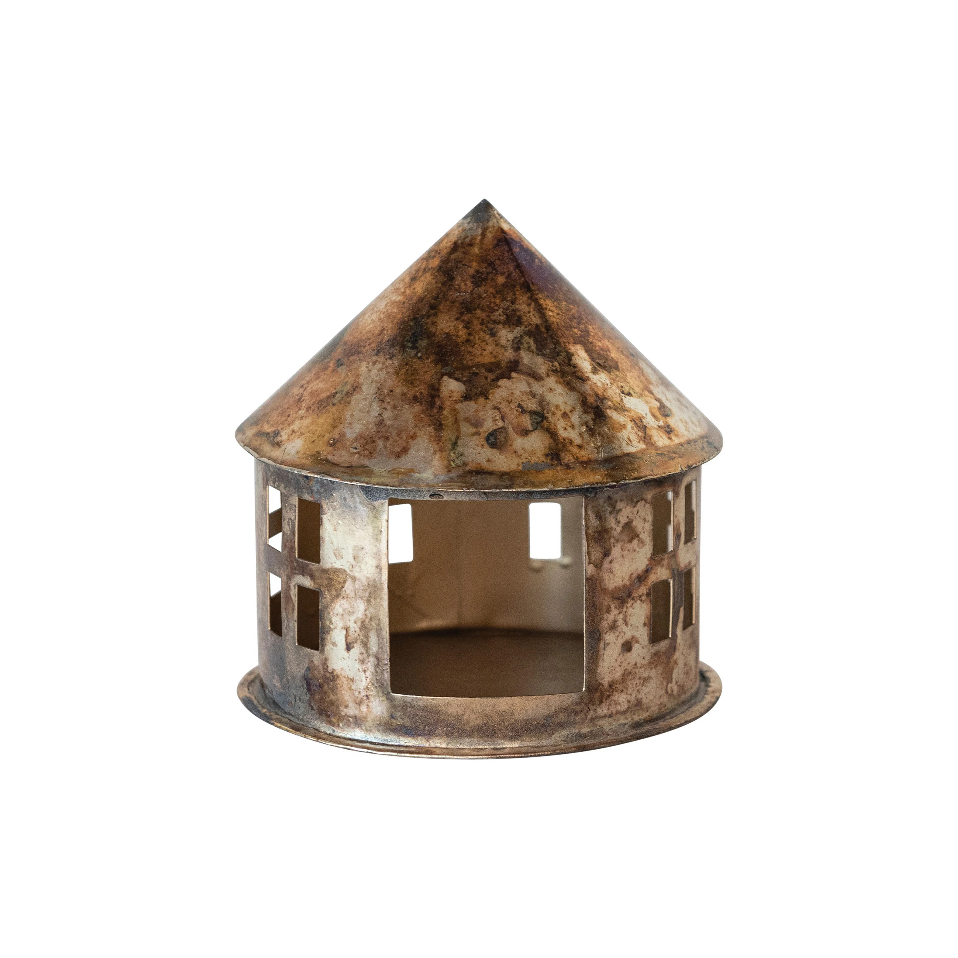 Metal House Tealight Candleholder | Wayfair North America