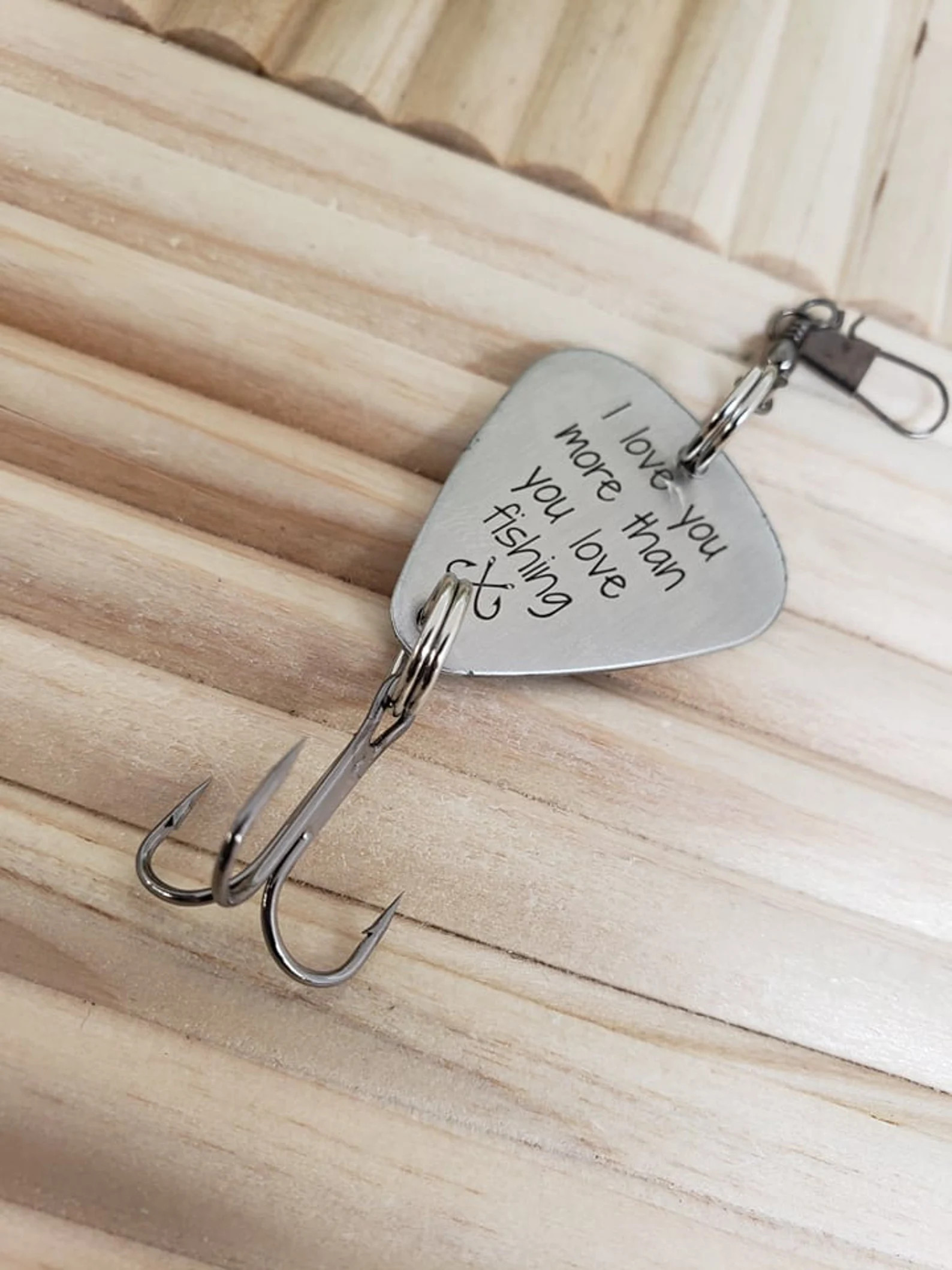 I Love You More Than You Love Fishing Fishing Lure | Etsy | Etsy (US)