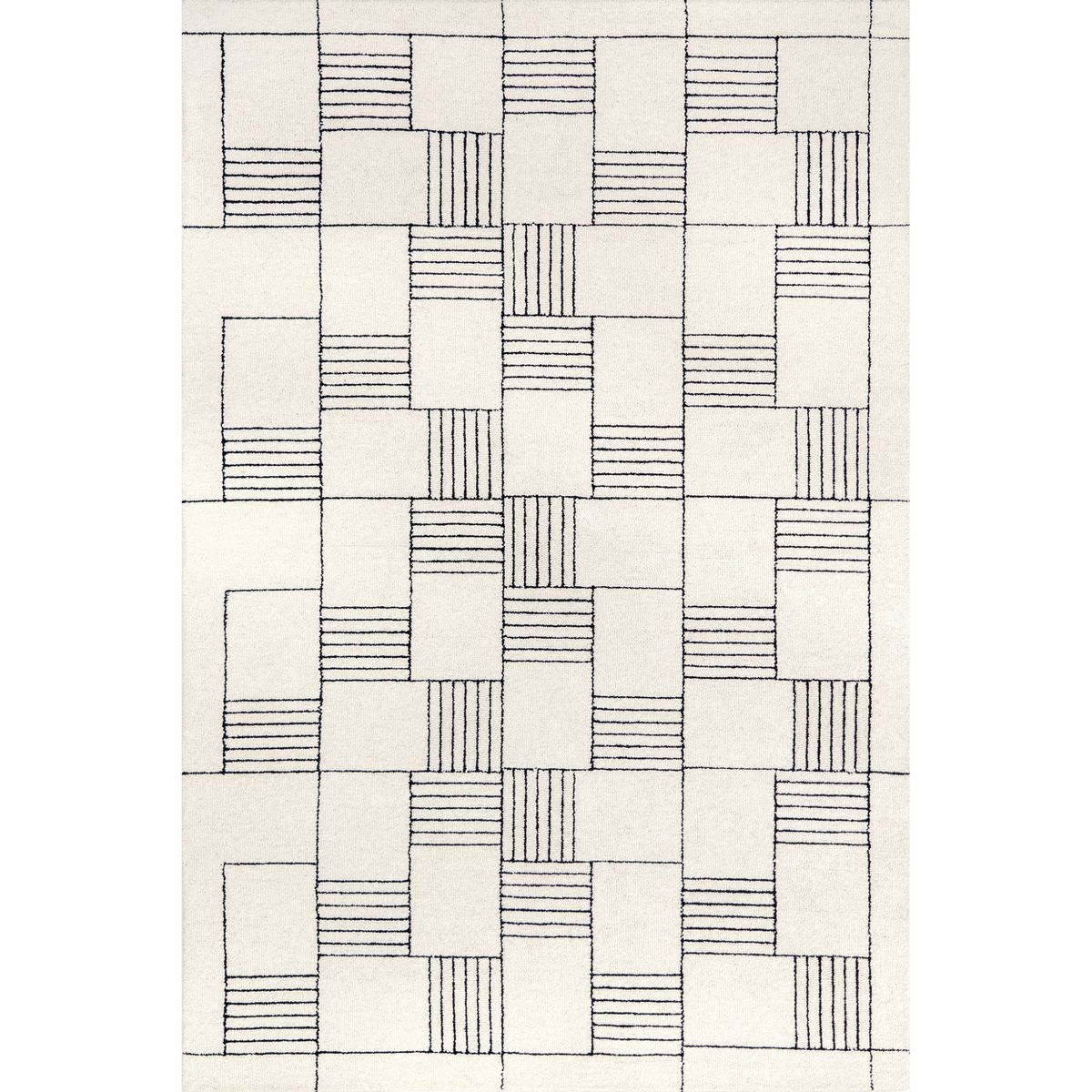 nuLOOM Danika Abstract Checkered Wool Area Rug | Target