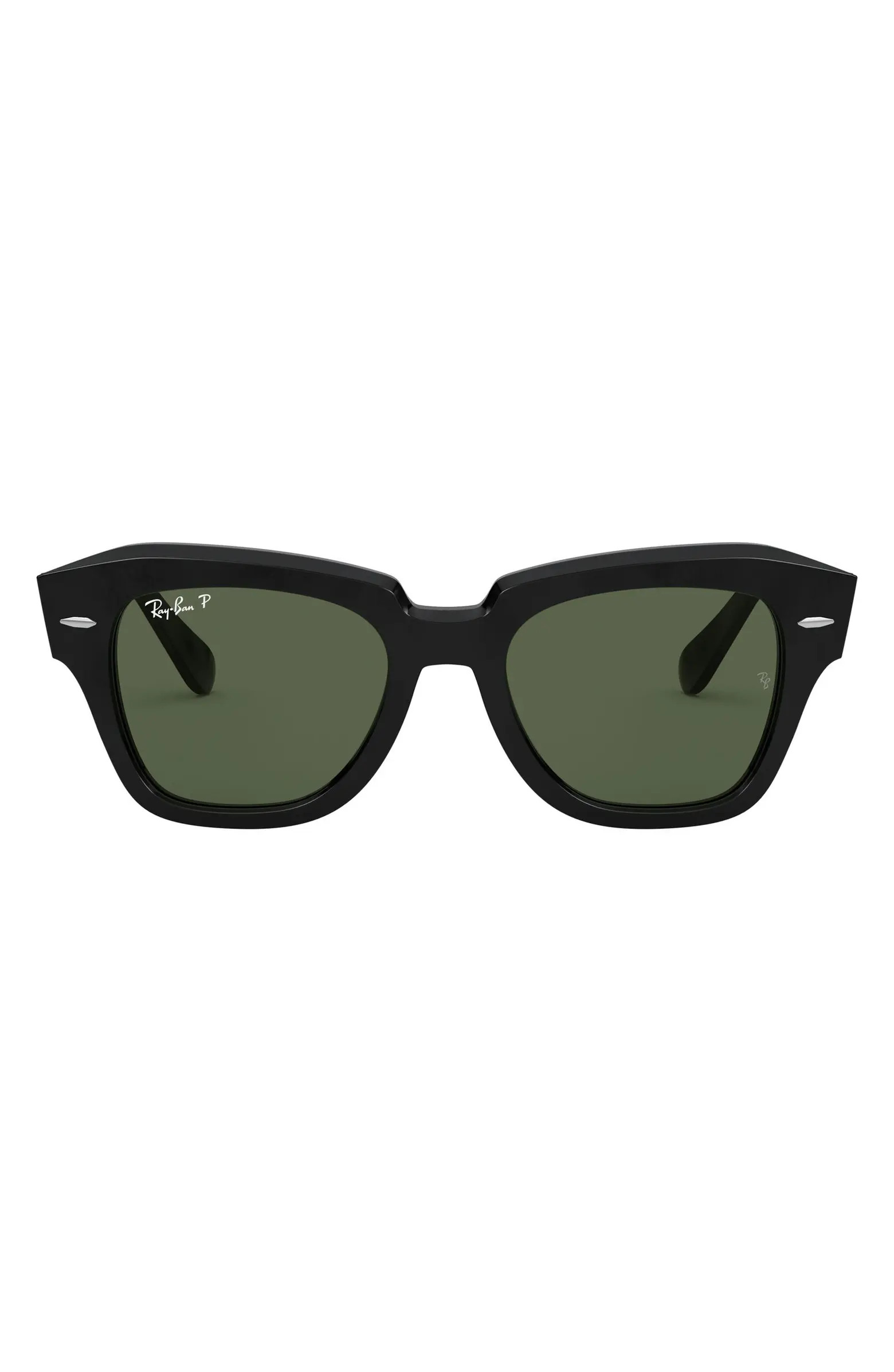 Ray-Ban State Street 52mm Polarized Square Sunglasses | Nordstrom | Nordstrom