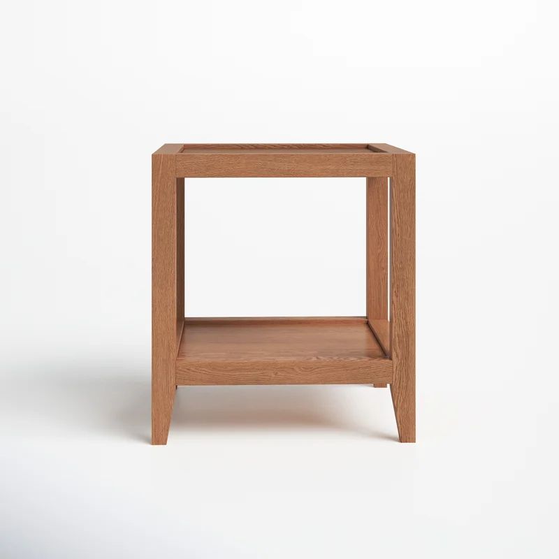 Leighton 22'' Tall Solid Wood End Table | Wayfair North America