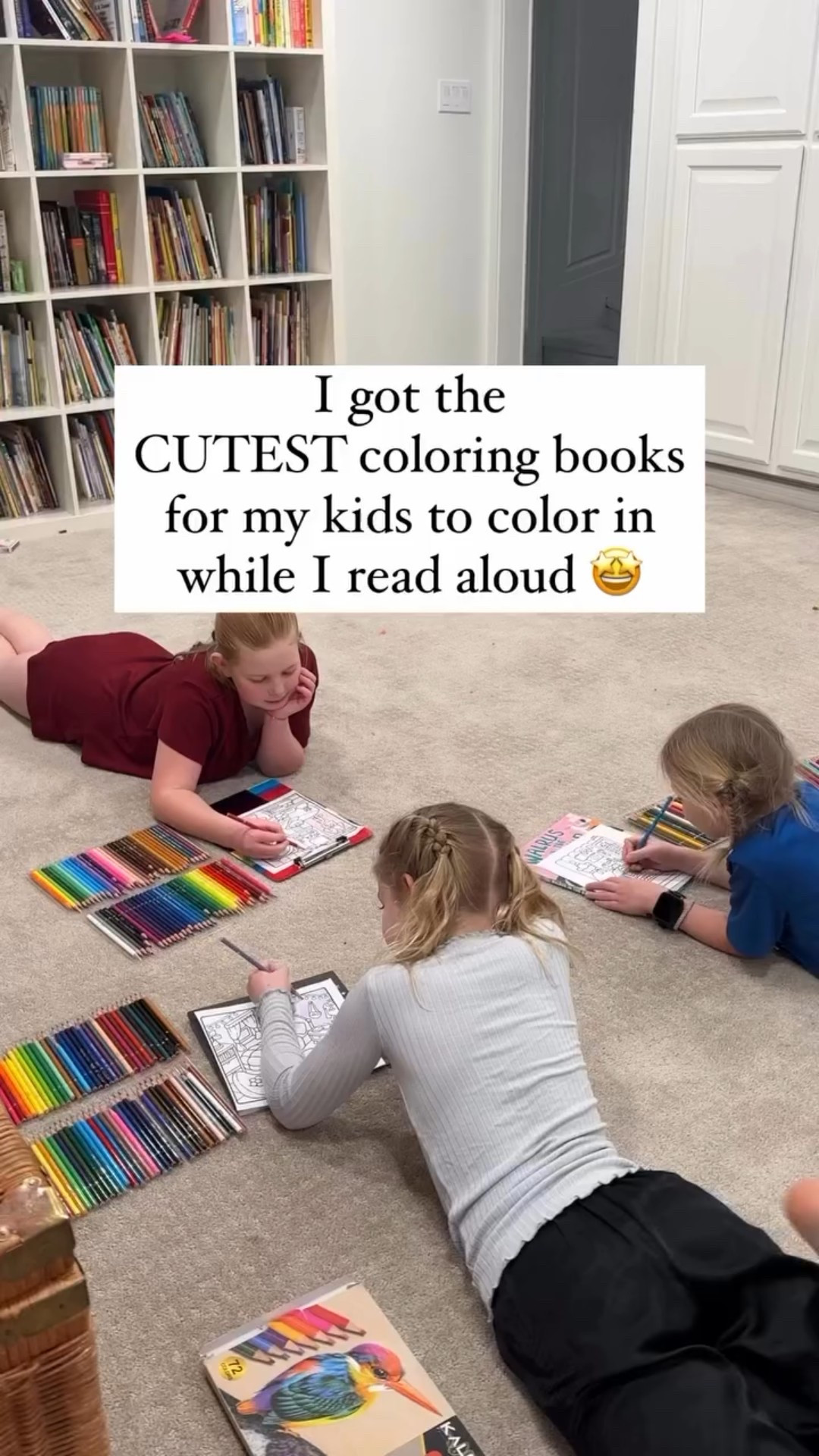 One of my team members (hi, Kristin!) told me about these coloring books and I’ve never ordered something so fast! 

And I was delighted by how into them my girls have been!

My kids pretty much ALWAYS do something with their hands while I read aloud but this has streamlined it significantly where they don’t have to figure out an activity every night! 

#LTKFamily #LTKKids