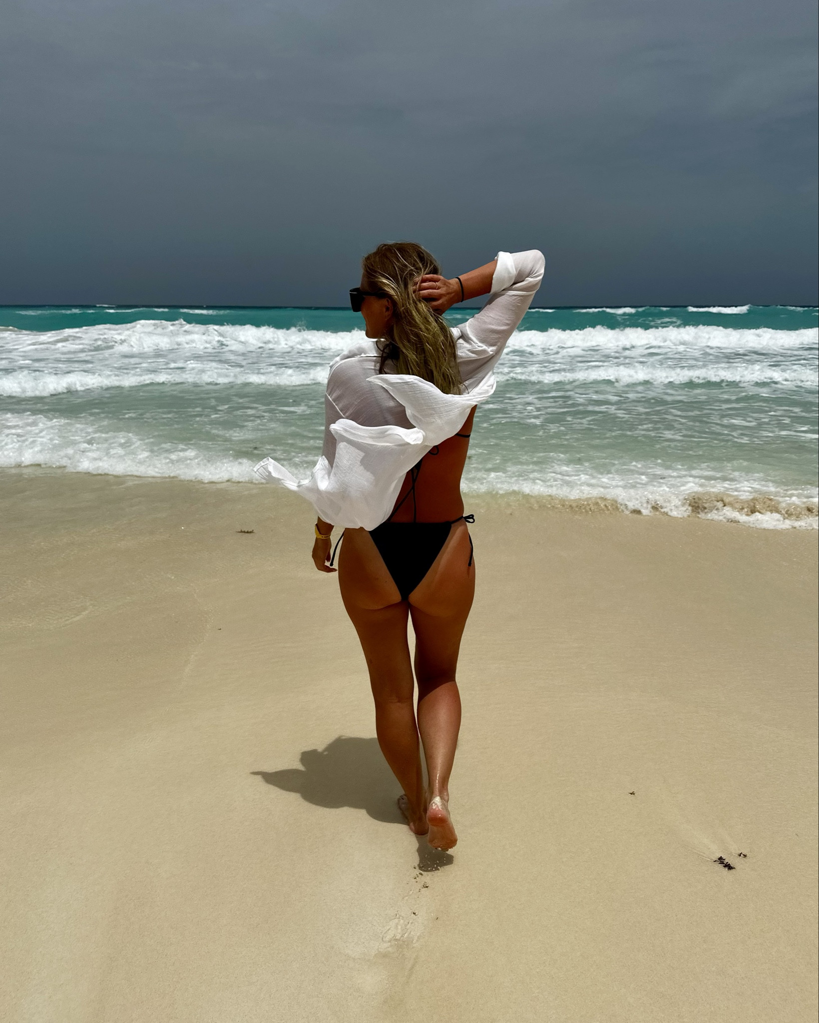 Beachwear bikini cover up sunglasses vacation outfit

#LTKSwim #LTKSeasonal #LTKTravel