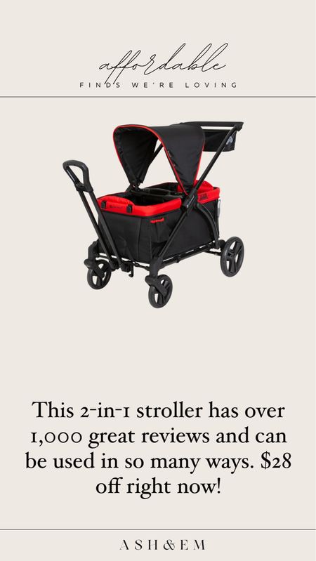 This 2-in-1 stroller has great reviews and can be used so many ways. On sale right now!!

#LTKSaleAlert #LTKBaby #LTKKids