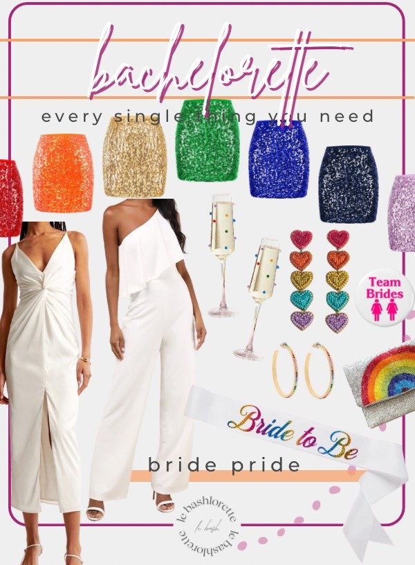 Bachelorette Party: Pride for the Brides 🌈 👩🏼‍❤️‍💋‍👩🏽✨🤍🏳️‍🌈🍾


#LTKPlusSize #LTKParties #LTKWedding