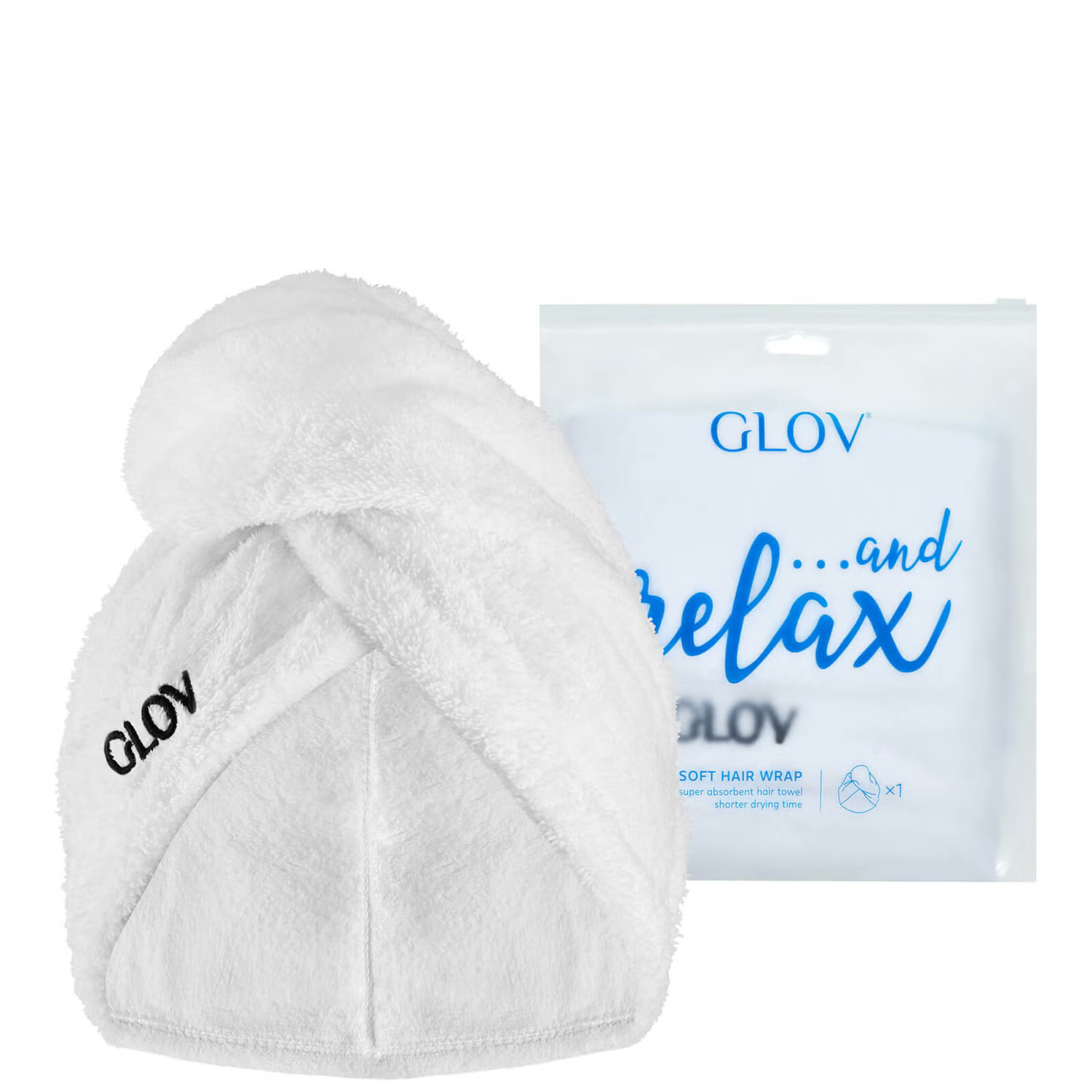 GLOV Fluffy Hair Wrap - White | Look Fantastic (ES)