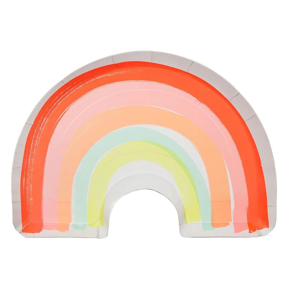 Neon Rainbow Plates | Pink Antlers