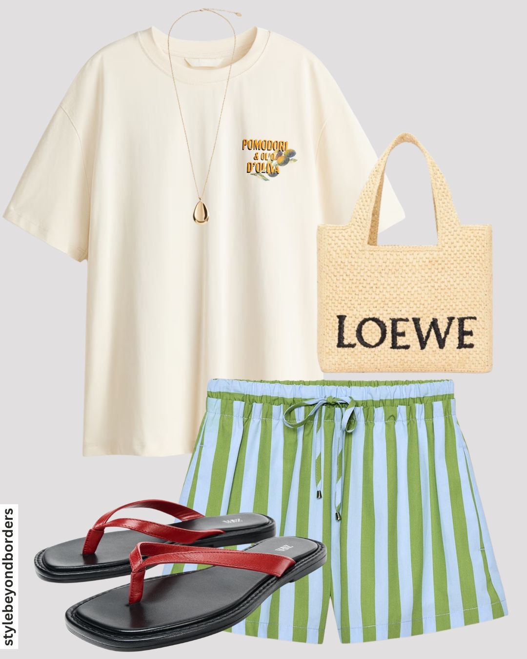 Casual summer outfit styling 🌸🌴



Tags: printed t-shirt, striped shorts, denim shorts, oversized t-shirts, graphic t-shirts, summer sandals, loewe bag, zara, H&M, casual look, chic look, holiday look

#LTKsummer #LTKstyletip #LTKtravel