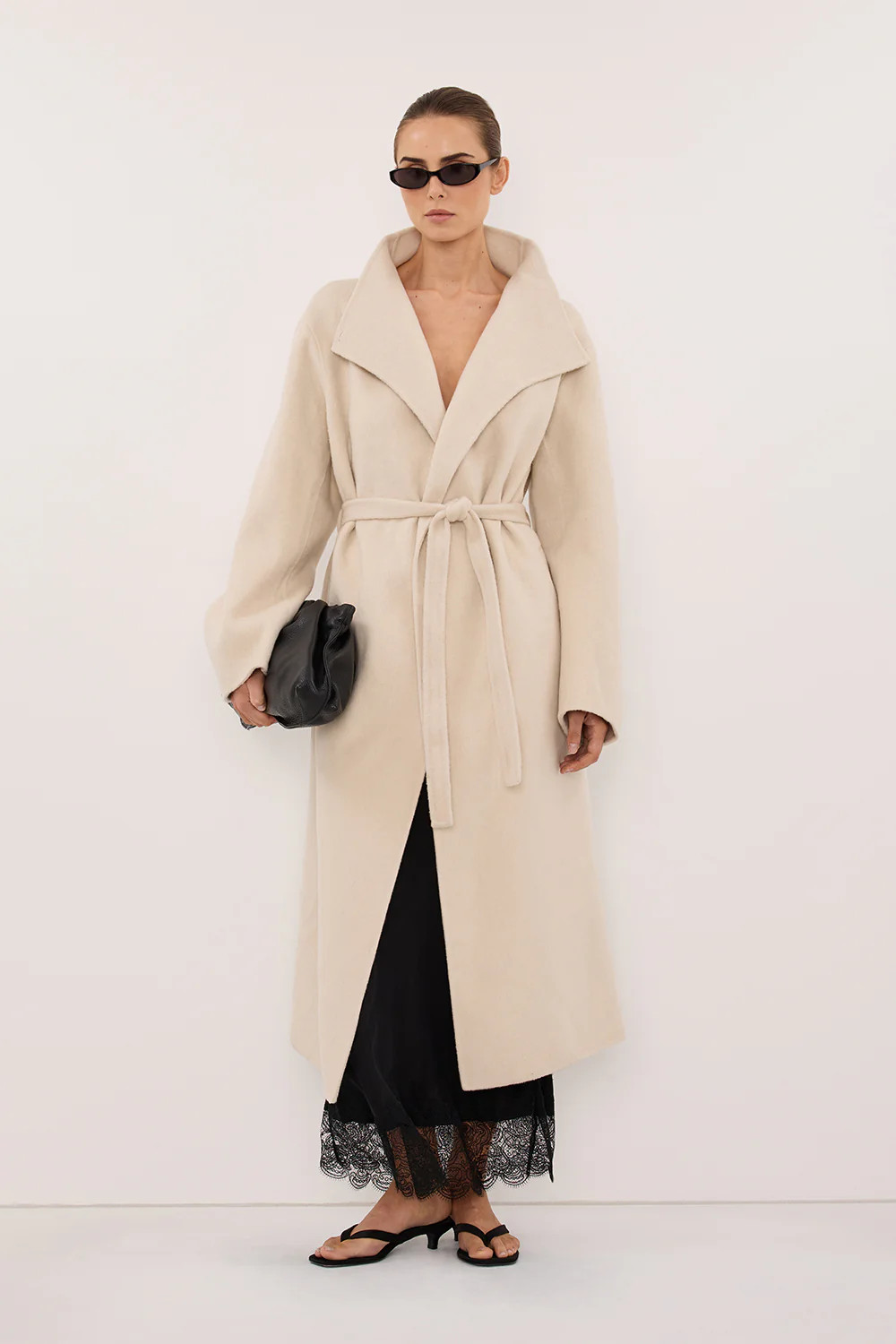 WREN BONE WOOL BLEND COAT | DISSH