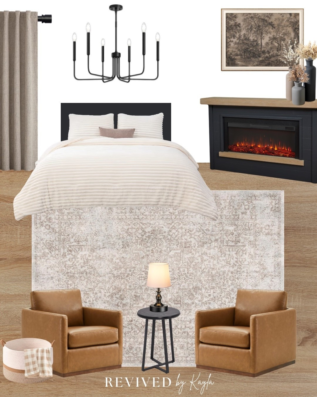 Brown and black neutral bedroom design mood board 🤎🖤🤍 All from Amazon and on sale for Black Friday / Cyber Monday!

#bedroom #decor #home #homedesign #amazonfinds #amazonhome #neutral #modern #modernhome #modernfarmhouse #industrial #bedroomdesign #bedroomideas #homedecorideas #moodboard 

#LTKFindsUnder100 #LTKHome #LTKFindsUnder50