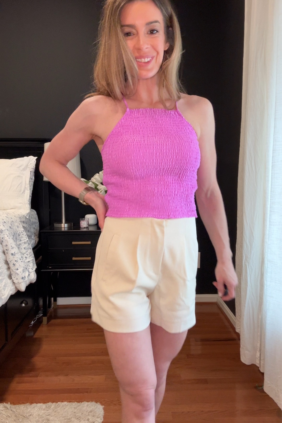 This top from Target is the prettiest color! Has a matching skirt, but I loved it with these white shorts. They’re the perfect length!

#LTKstyletip #LTKxTarget #LTKfindsunder50