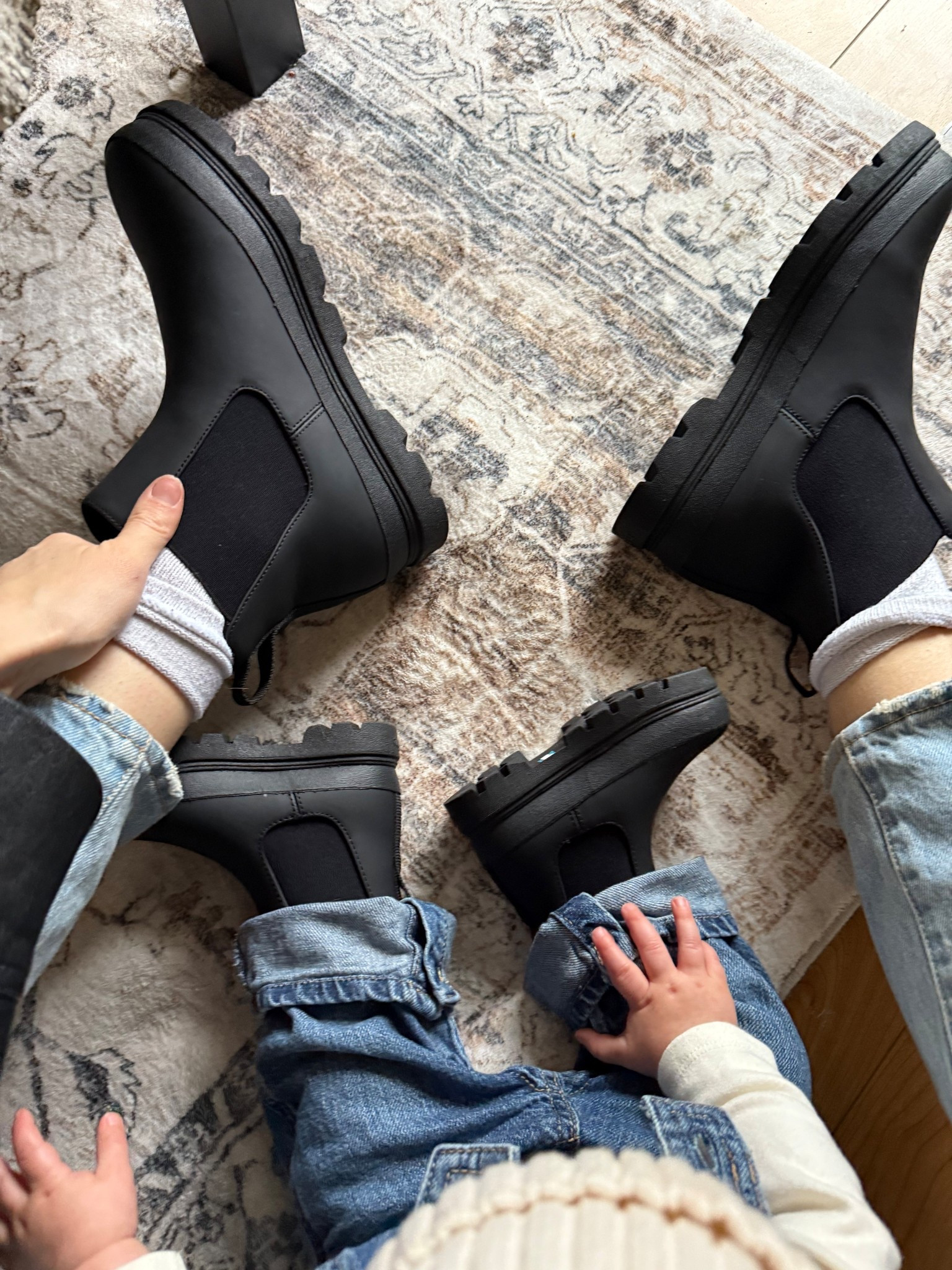 Rain boots sorted. Get em on sale
Now! 

#LTKwinter #LTKfall #LTKbaby