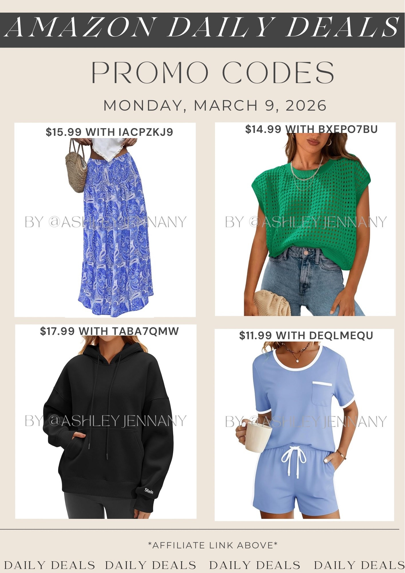 Amazon fashion deals on maxi skirt, tank top, hoodie and lounge set 

#LTKSaleAlert #LTKSeasonal #LTKMidsize