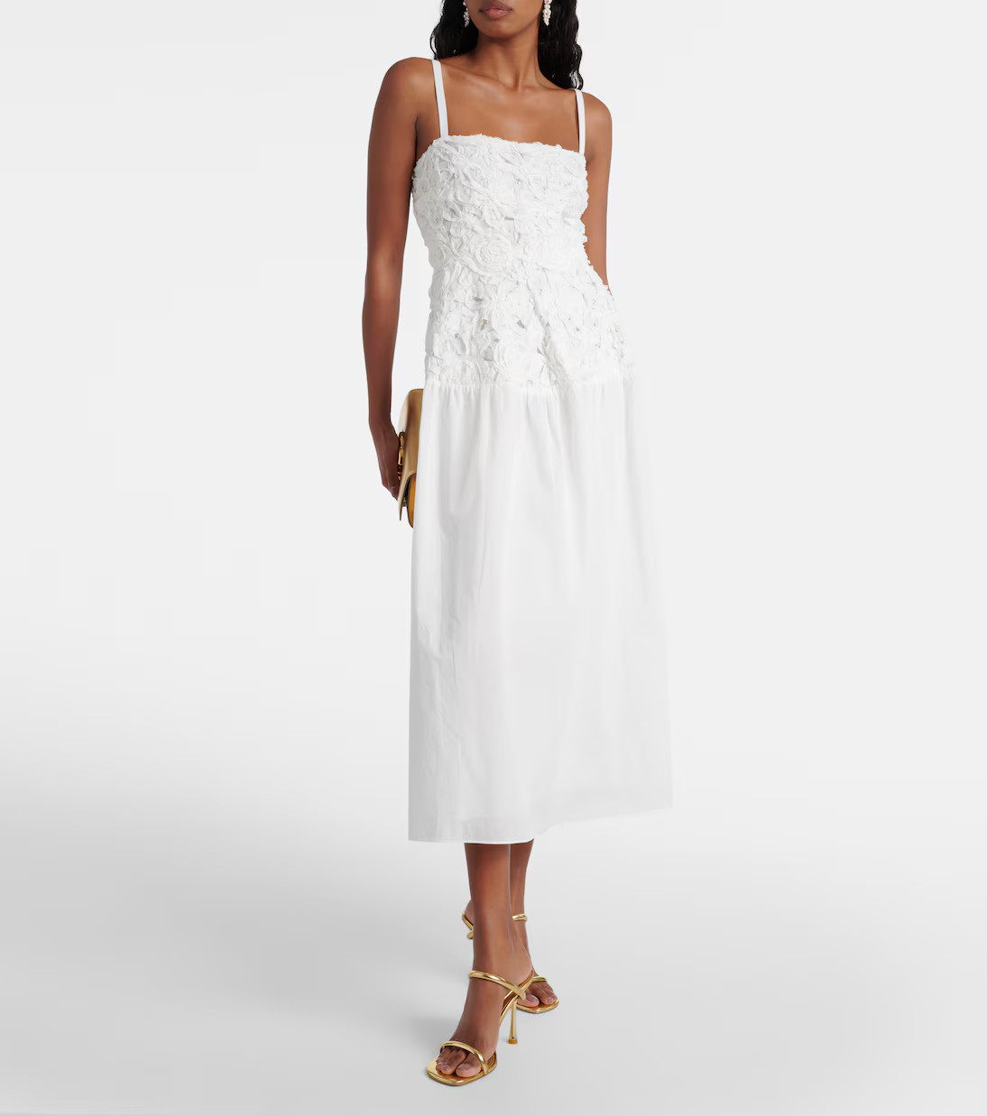 Veronica cotton midi dress | Mytheresa (US/CA)