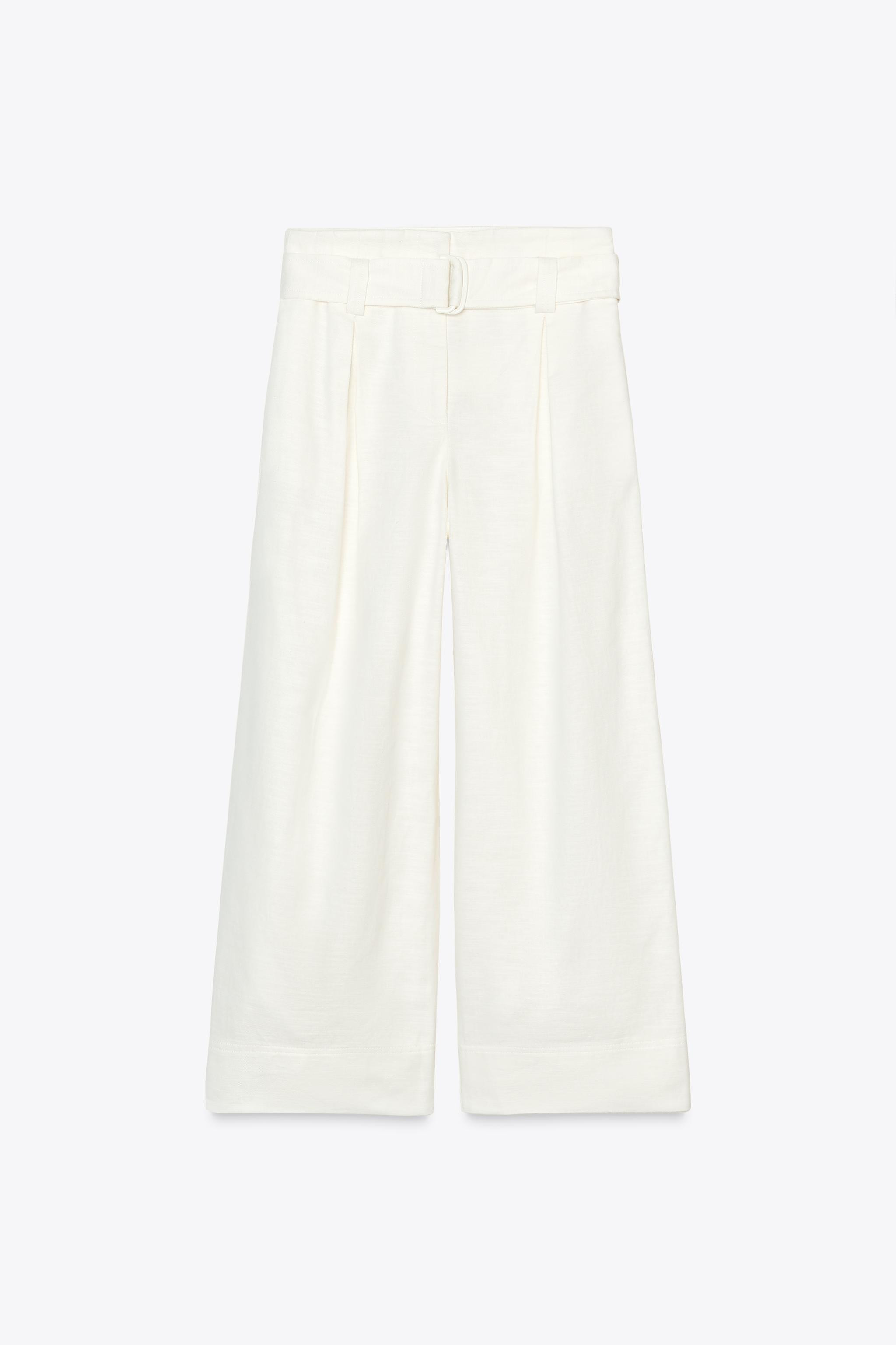 CULOTTE TROUSERS WITH BELT | Zara US