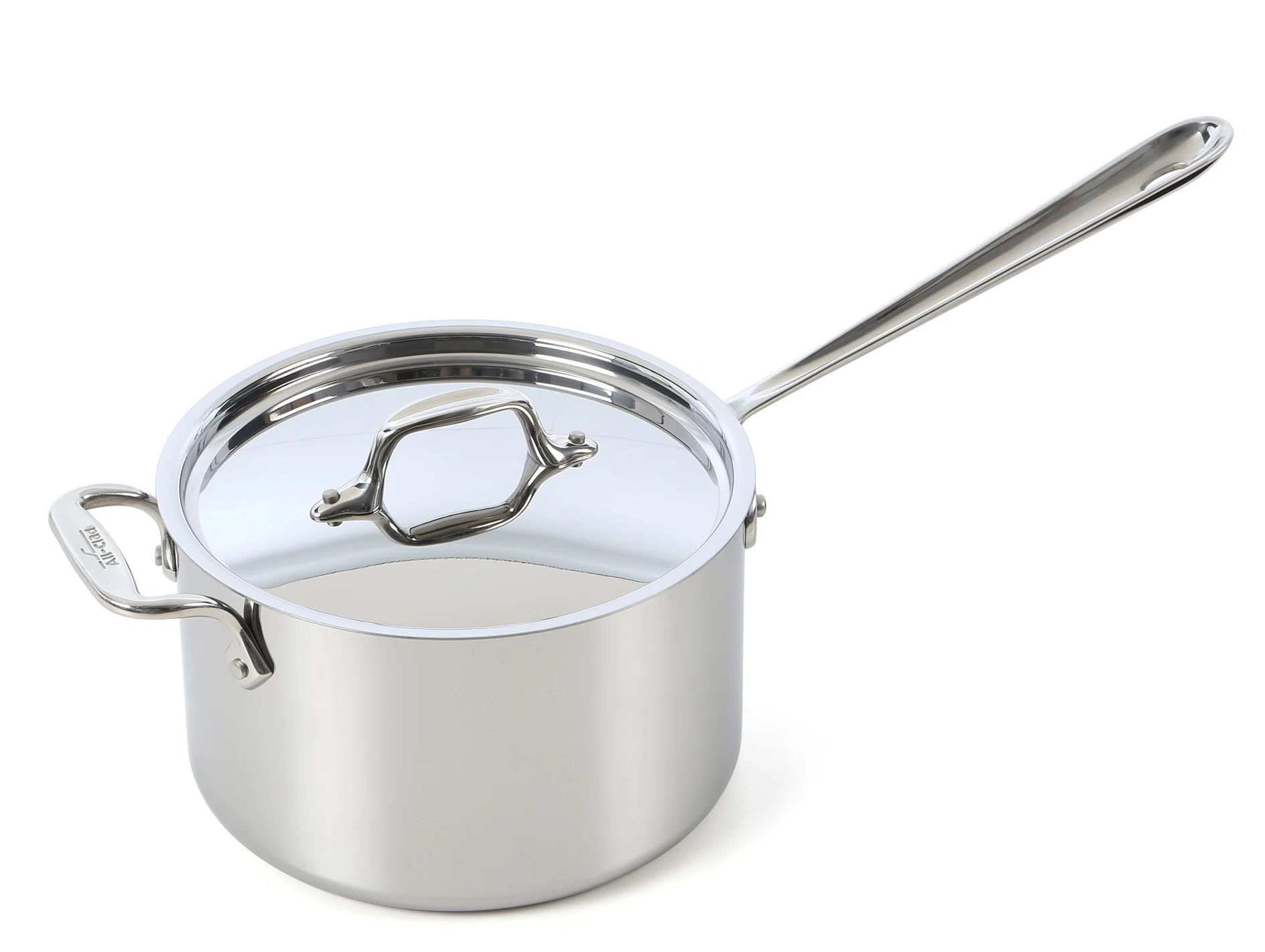 All-Clad D3 Compact Stainless Steel Saucepan with Lid | Wayfair North America