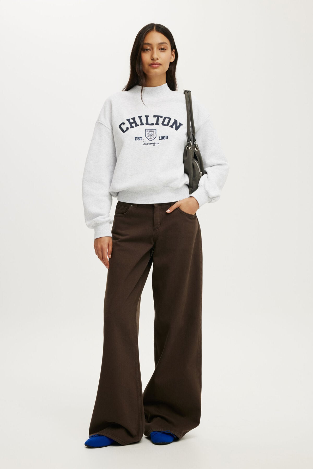 Gilmore Girls Mock Neck Sweatshirt | Cotton On (US)