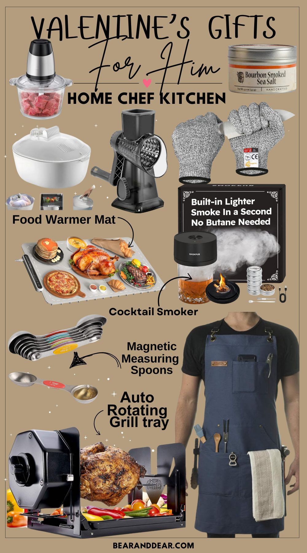 🔥 Stir up some love this Valentine’s Day! Whether they’re a pro in the kitchen or just love experimenting with recipes, these home chef gifts are a surefire way to spice up their culinary adventures. From chic kitchen tools to gourmet goodies, this guide is chef’s kiss perfection! 🍴❤️ #ValentinesGiftGuide  #giftforhim #giftforchef #ForTheLoveOfCooking #HomeChefEssentials 

 #LTKGiftGuide #LTKWatchNow #LTKMens