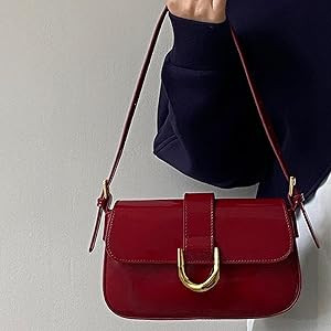 Small Shoulder Bag for women,Crossbody Purses,Leather Tote Handbag Clutch Hobo Purse,with Zipper ... | Amazon (US)