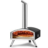 VEVOR Outdoor Pizza Oven, 12-inch, Wood Pellet and Charcoal Fired Pizza Maker, Portable Outside Stai | Amazon (US)