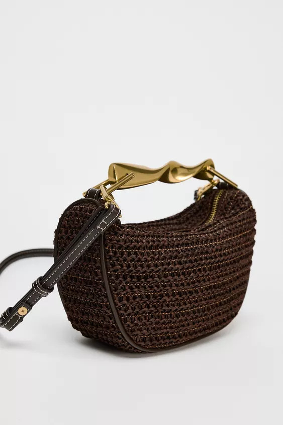 MINI BAG WITH METALLIC HANDLE | Zara US