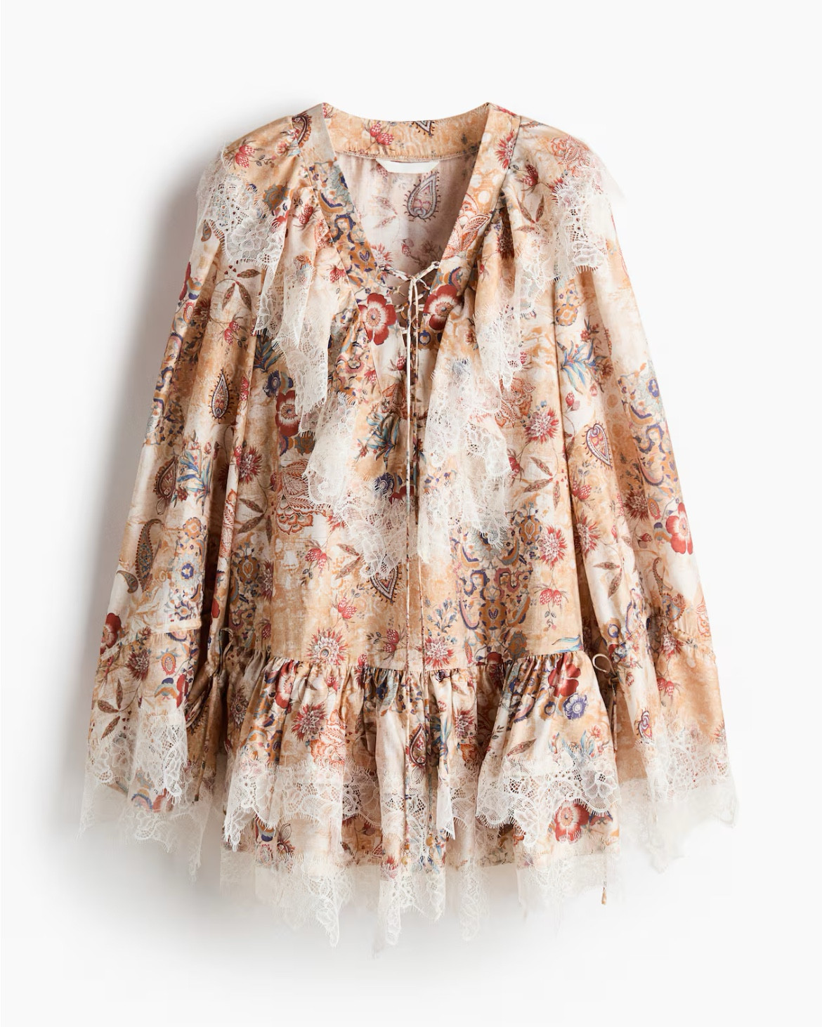 Lace trim patterned dress 

#LTKSeasonal #LTKFindsUnder100