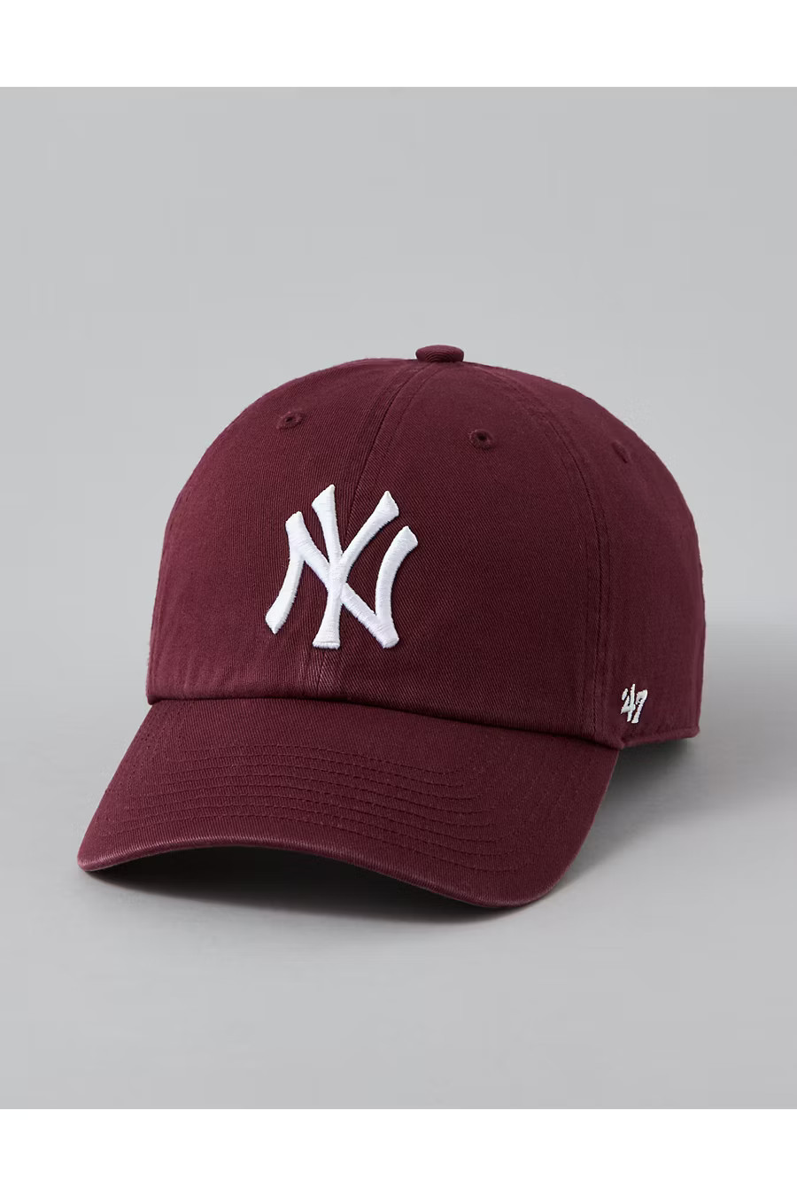 '47 New York Yankees Baseball Hat Women's Burgundy One Size | American Eagle Outfitters (US & CA)