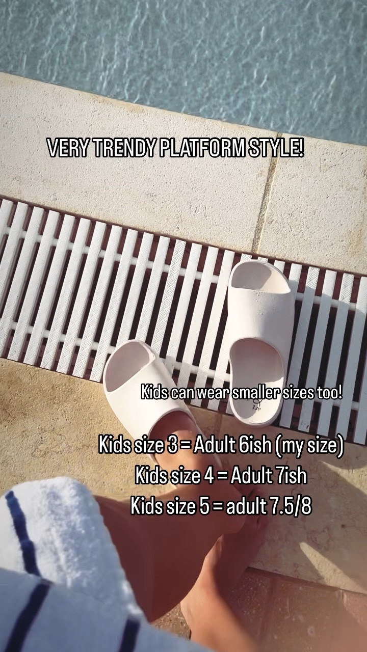 Fav new platform style SLIDE for adults AND kids from Art Class at Target! Super
Popular style lately and I love the neutral color creamy white and platform too! Perfect for spring break trips and summer too ☀️

#LTKfindsunder50 #LTKkids #LTKtravel