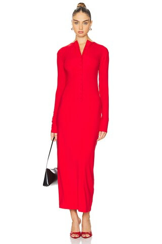 The Line by K Leticia Dress in Red from Revolve.com | Revolve Clothing (Global)