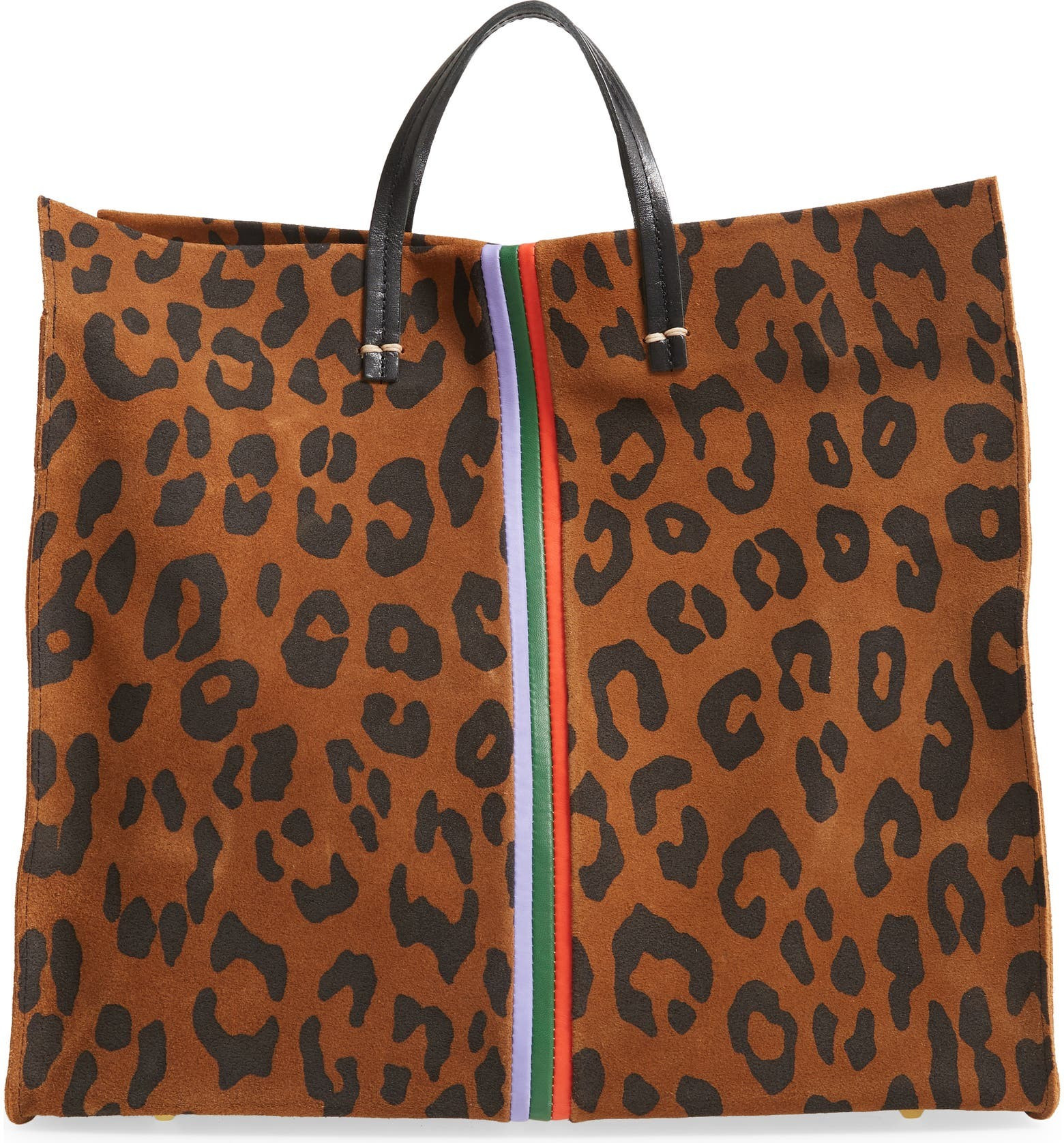 Clare V. Simple Animal Print Suede Tote | Nordstrom | Nordstrom