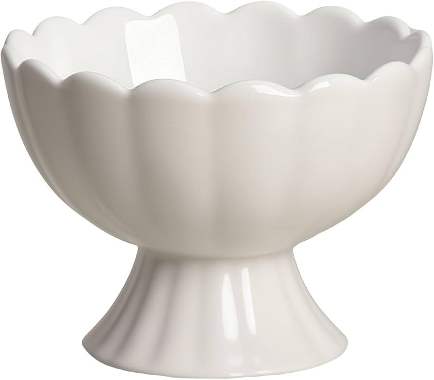 WAIT FLY Macaron Color Ceramic Dessert Trifle Ice Cream Pudding Serving Bowl for Fruit, Salad, Ca... | Amazon (US)