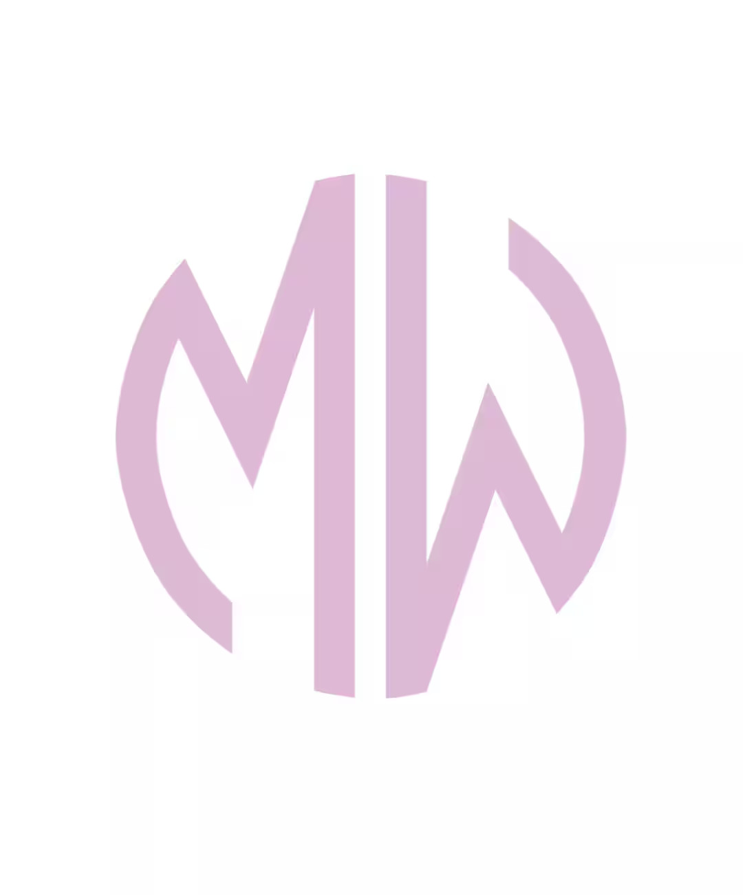 Vinyl Two Letter Circle Monogram Decal | Etsy (US)