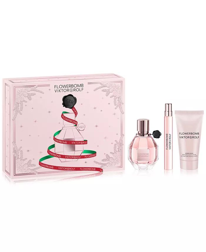 Viktor & Rolf 3-Pc. Flowerbomb Eau de Parfum Holiday Gift Set & Reviews - Perfume - Beauty - Macy... | Macys (US)