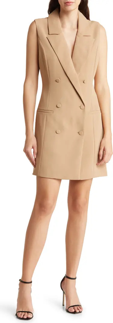 Good American Luxe Suiting Executive Sleevleess Blazer Dress | Nordstromrack | Nordstrom Rack
