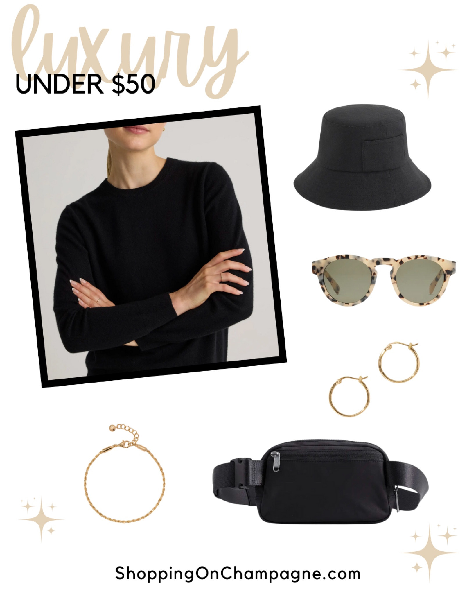 Treat yo’self! Cashmere sweaters, sunglasses, jewelry, and bags available for $50 or less. Great gift for yourself or some on your holiday list.


#LTKHoliday #LTKFindsUnder50 #LTKGiftGuide