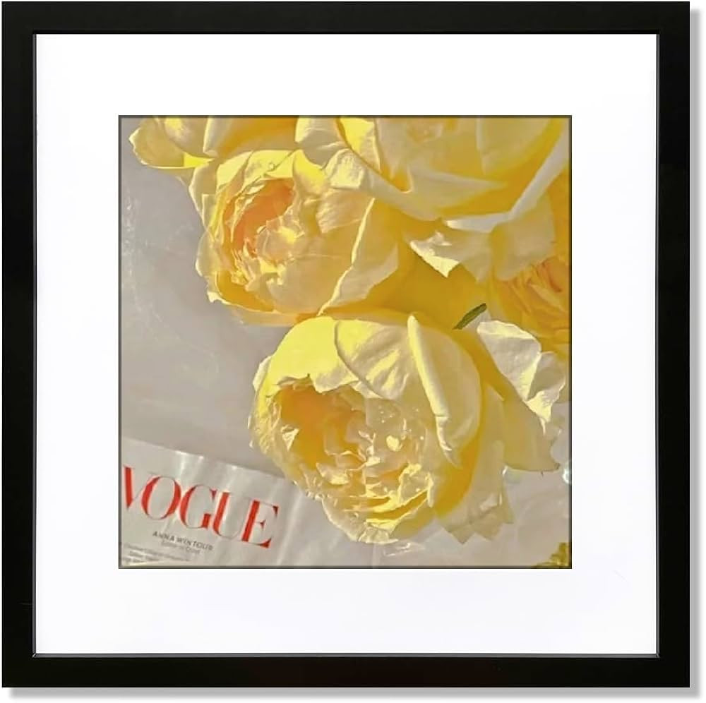 EZOOZE 24x24 Frame Black Picture Frame-1PCS, Display 20x20 inch Photos with Mat Or 24x24 inch Pri... | Amazon (US)