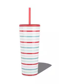 Elite Global Brands Candy Cane Stripe 24 Ounce Tumbler | Belk