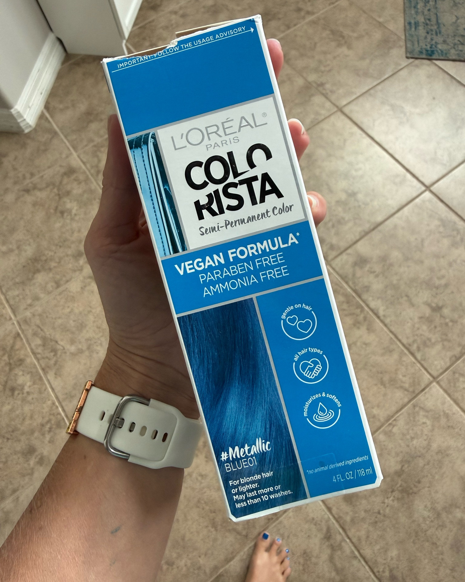 Semipermanent blue hair dye for a little summer fun! I used this on my daughter’s dark blonde/light brown hair and it turned out beautifully!

#LTKmomlife #LTKBeauty